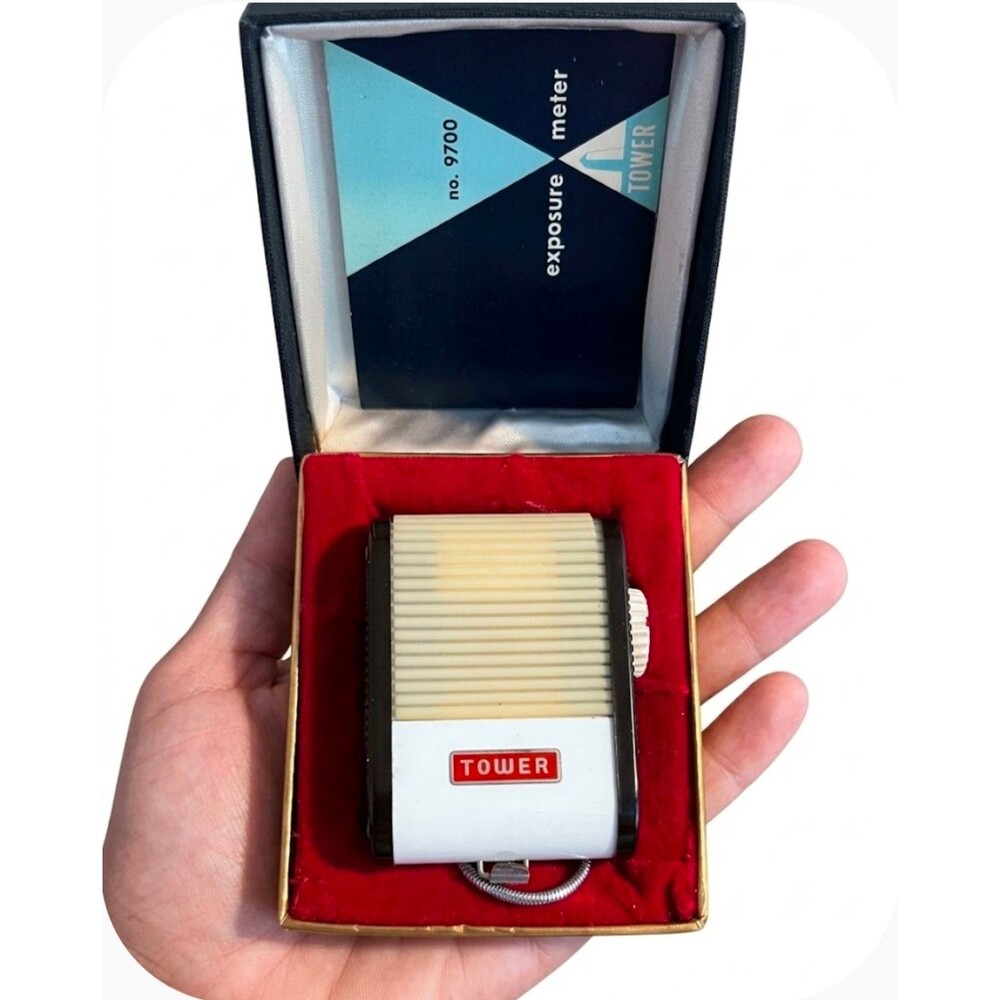 Vintage Sears Roebuck Tower Exposure Meter No. 9700 in Original Box & Case